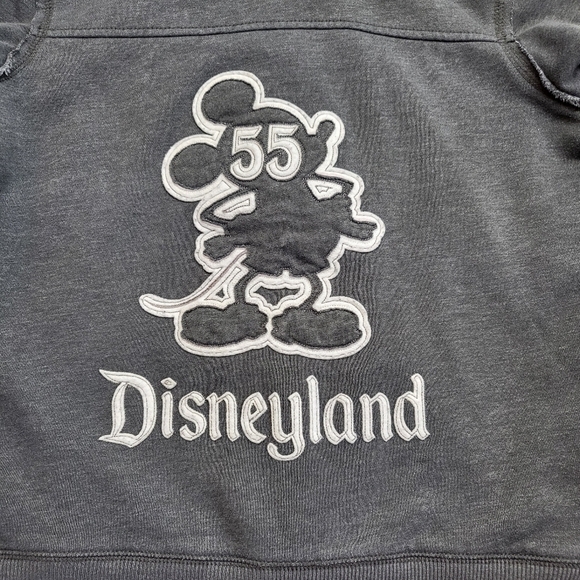 Disneyland parks mickey mouse 55 zip up hoodie sherpa lines Ex Condition Medium - Picture 5 of 7